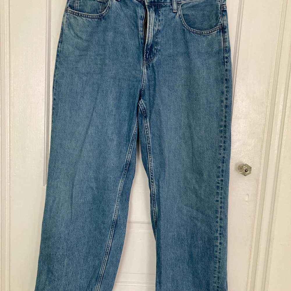 Uniqlo Wide Straight Denim Jeans